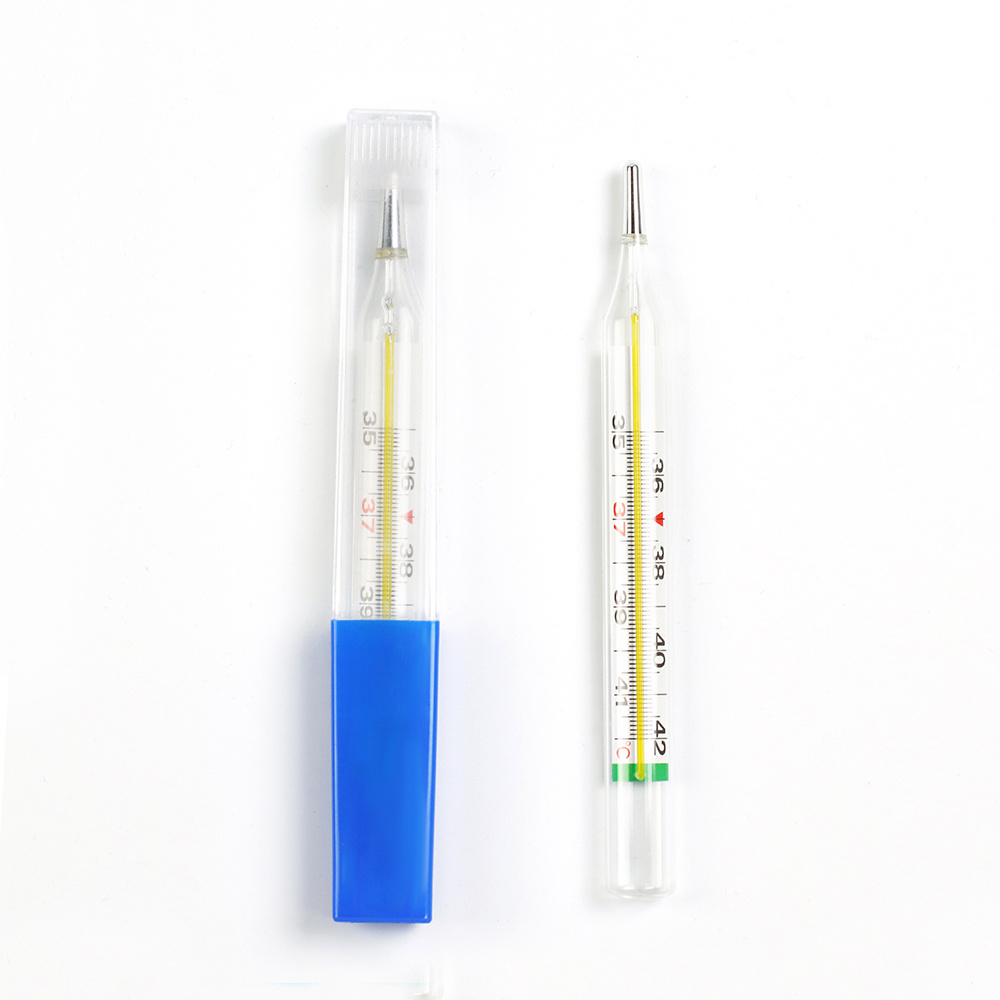 Low Price Medical Clinical Gallium Mercury Free Glass Manual Thermometer