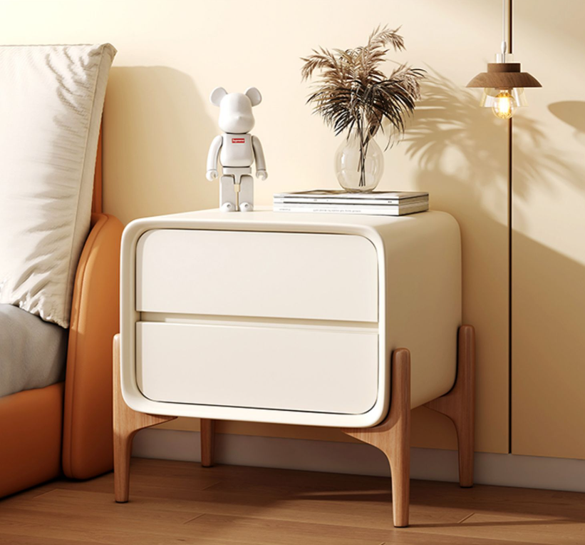 Bedside table simple modern bedroom bedside cabinet light luxury bedside storage cabinet clean smell paint small cabinet