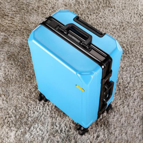 New Design Fashion Suitcase PC Business Suitcase ABS Cool Life Hard Case Luggage Travel Aluminum Frame Suitcase with USB Port