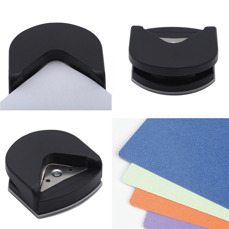 wholesale black blue pink Small R4 Corner Rounder PVC photo card paper Rounder Punch paper corner cutter