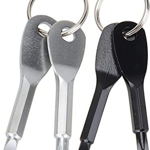 Multifunction Gifts Mini Pocket Screwdriver Set Keychain Outdoor Tool Kit Stainless Steel Keyring