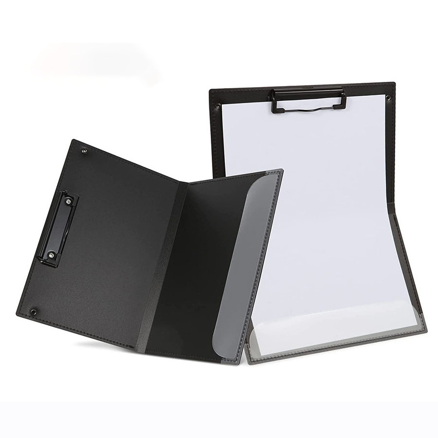 Wholesale new 3 Folded A4 Clipboard Medical Folder Clip PP plastic Nursing Foldable Clipboard