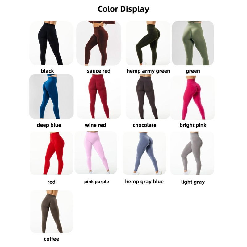 Wholesale Side Jacquard Seamless Leggings Women Gym Fitness Elastic Yoga Pants High Waisted Activewear Sweat Proof Tight Legging