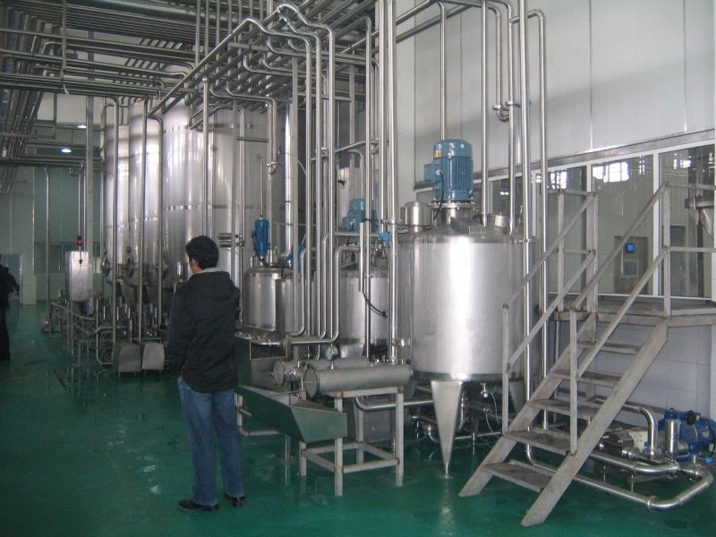 Complete fruit juice processing line beverage filling plant