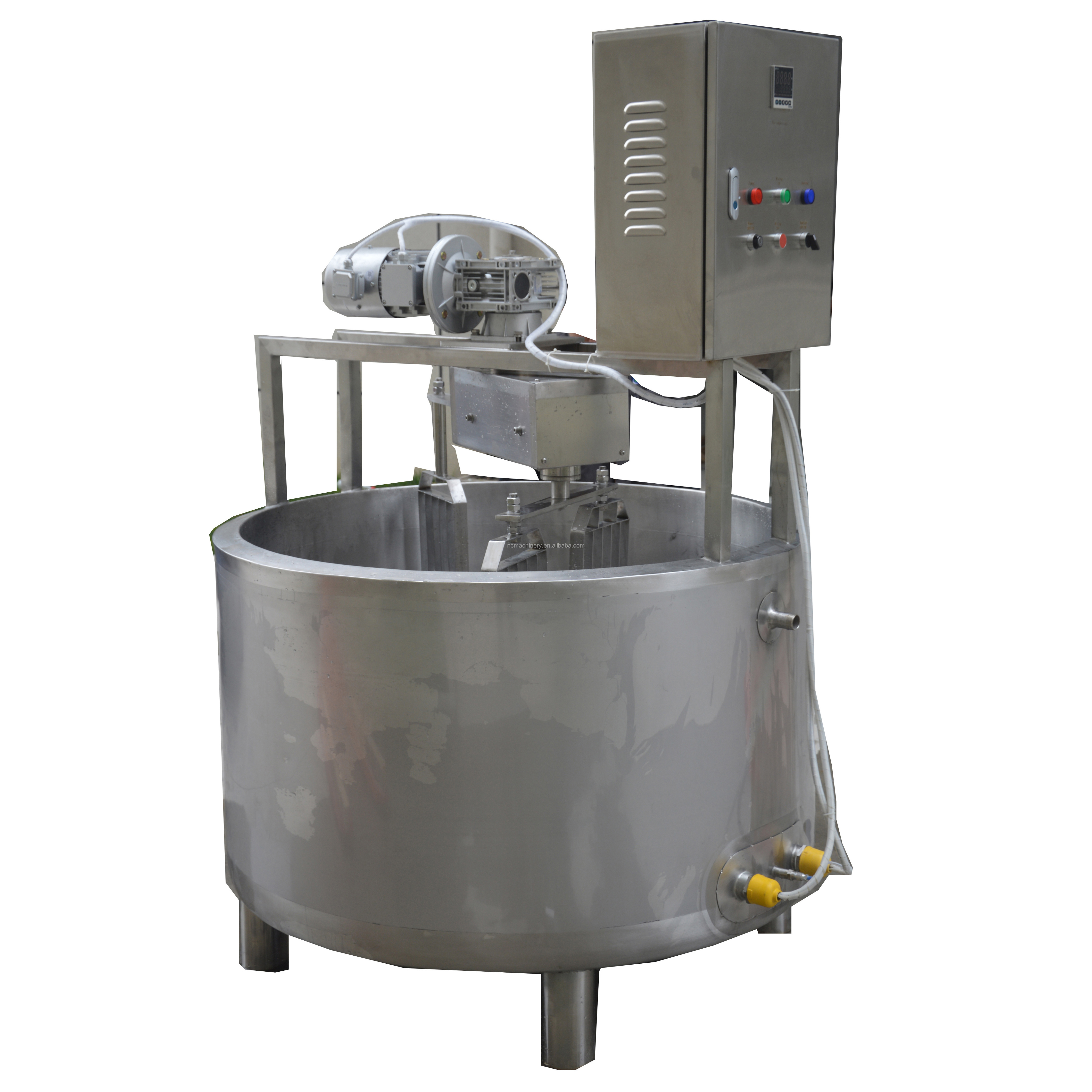 Oval shape 500L cheese cooking vat cheese vat for sale