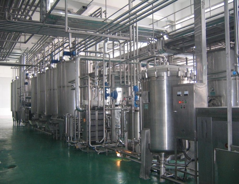 Complete fruit juice processing line beverage filling plant