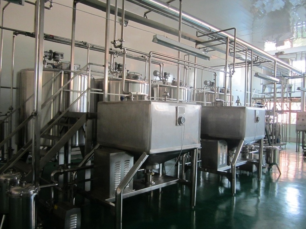 Complete fruit juice processing line beverage filling plant