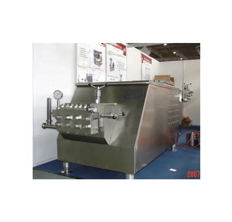 5000L/H Two Stage Honey Milk Juice Ice Cream High Pressure Homogenizer