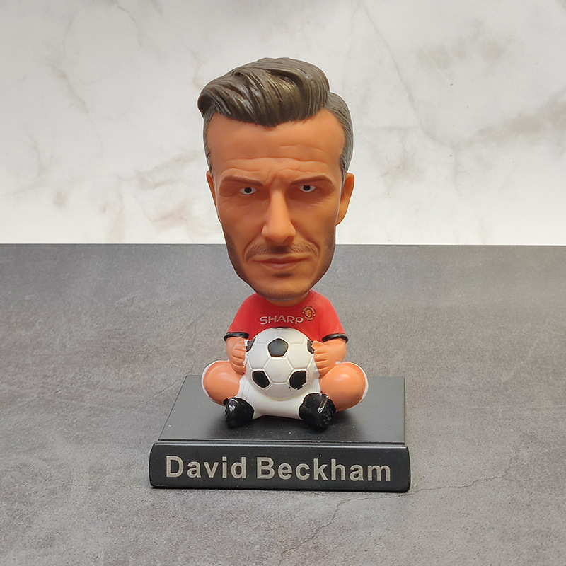 Custom Polyresin football player soccer bobble head figure