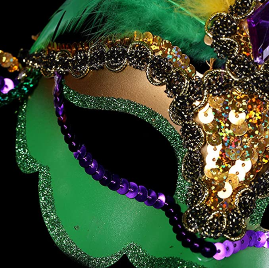 Halloween Party Cosplay Mardi Gras Feathers Mask Venetian Carnival Masquerade Mask