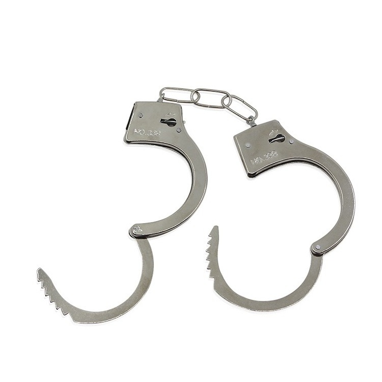 high quality cheap police feet handcuff plastic toy for kids toy handcuffs