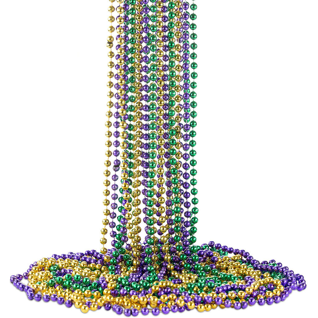 Bead Necklace Flapper Halloween Costume and Party Decorations Mardi Gras Beads