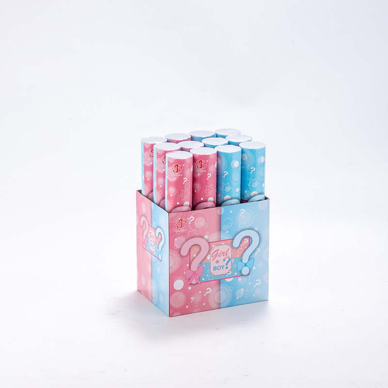 gender reveal party poppers boy or girl gender reveal party supplies