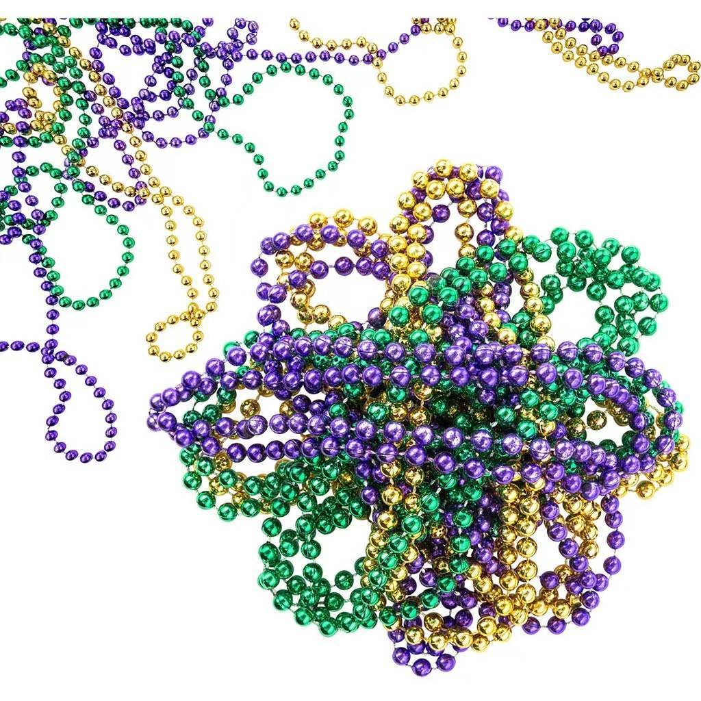 Bead Necklace Flapper Halloween Costume and Party Decorations Mardi Gras Beads