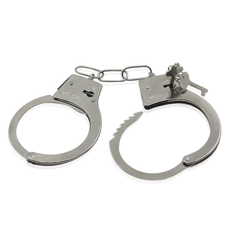 high quality cheap police feet handcuff plastic toy for kids toy handcuffs