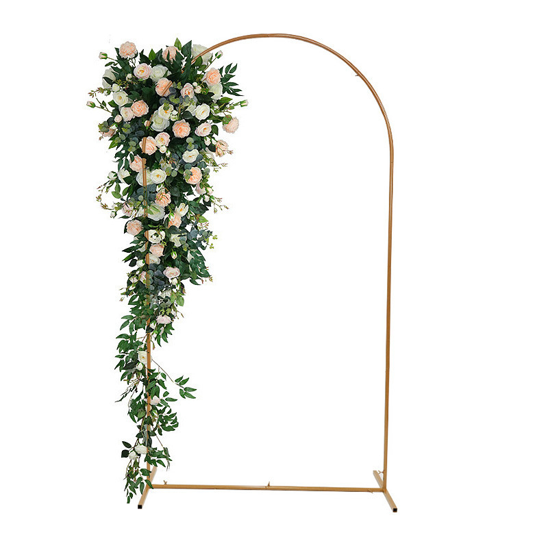 Wholesale 6 '6.6' 7.2 'Metal arch balloon frame background stand Birthday Wedding Arch party event venue layout props