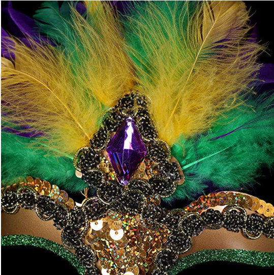 Halloween Party Cosplay Mardi Gras Feathers Mask Venetian Carnival Masquerade Mask