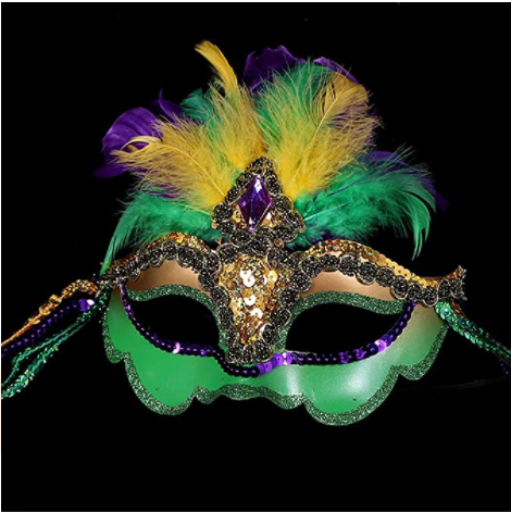 Halloween Party Cosplay Mardi Gras Feathers Mask Venetian Carnival Masquerade Mask