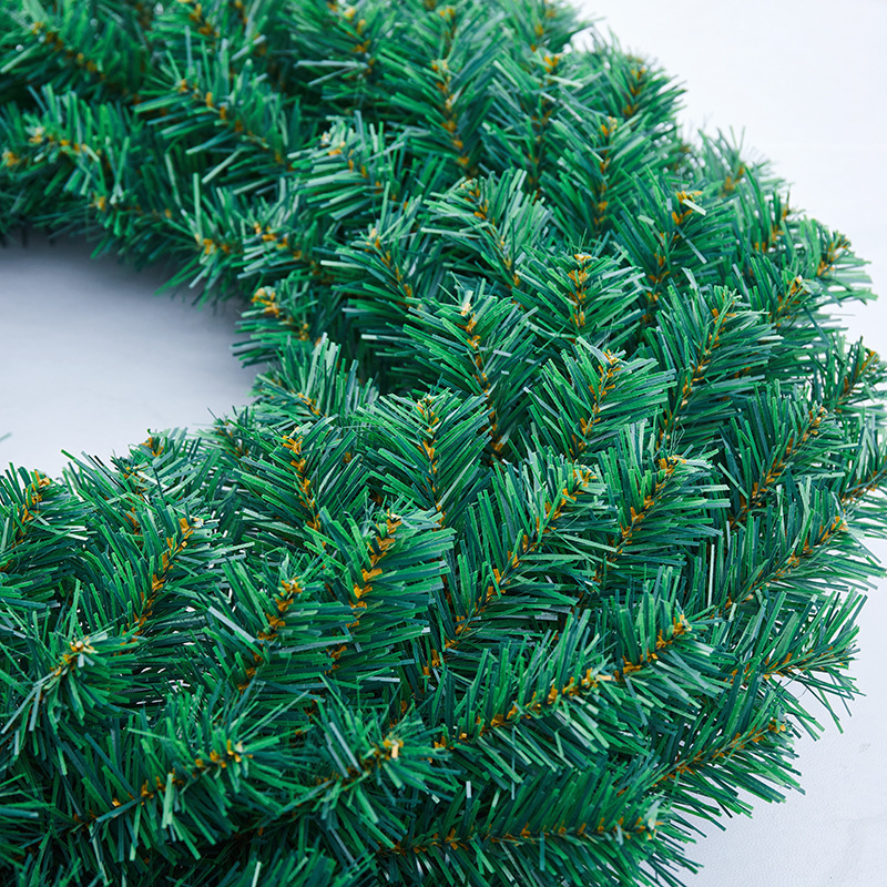 Wholesale Christmas PVC Pine Garlands & Wreaths Ribbon Outdoor Indoor Christmas Ornaments