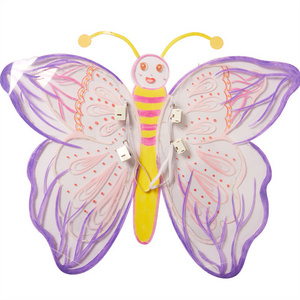 Children's creative handmade diy painting art luminous toy back decoration butterfly wings material package