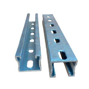 Customized U Channel Purlin Structural Unistrut Channel Steel Roof Truss Galvanized Steel Profile C Channel