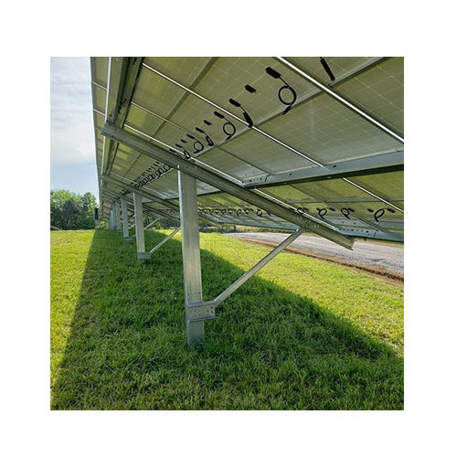 Galvanized Steel Ground Solar Mounting System Bracket Solar Racking System Solar Panel Stand