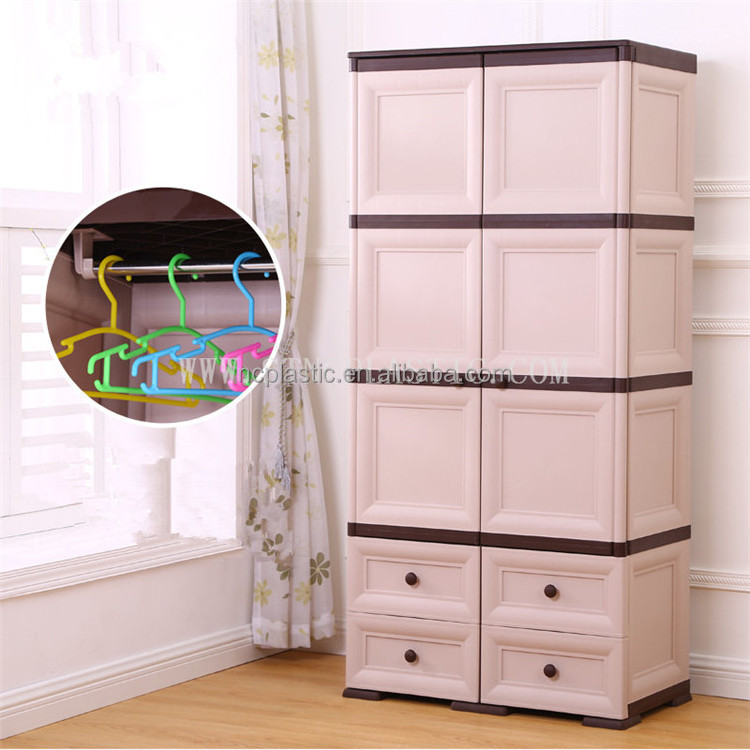 Double Combi Wardrobe 2 Door 2 Drawer Furniture Bedroom