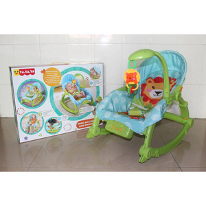 portable folding baby swing high chair with music and light