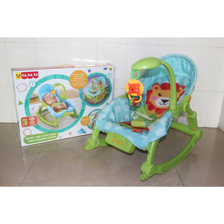 portable folding baby swing high chair with music and light