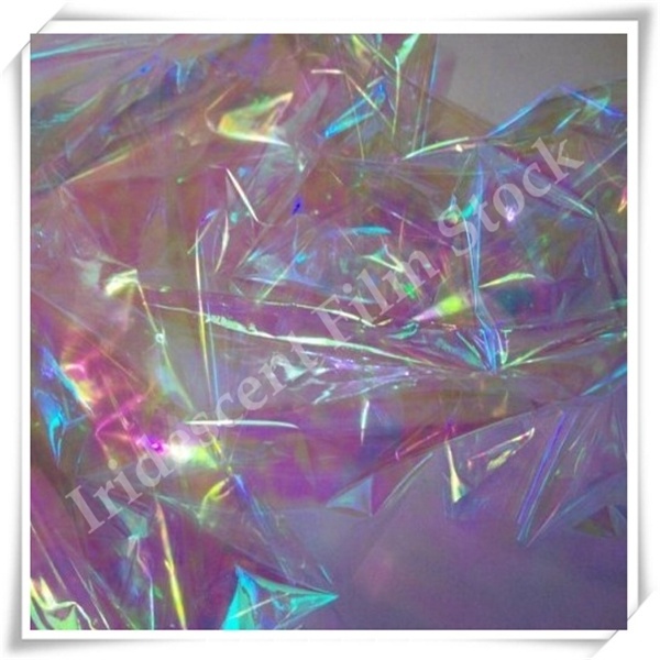 Angelina Fantasy Transparent Rainbow Color Iridescent Cellophane Wrap Rolls Film