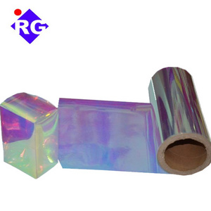 3M Quality 26 Micron Thick 1400mm wide Blue Chill Iridescent Dichroic Film For Christmas Garland And Tinsel