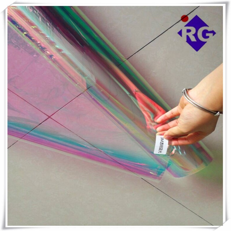 Angelina Fantasy Transparent Rainbow Color Iridescent Cellophane Wrap Rolls Film