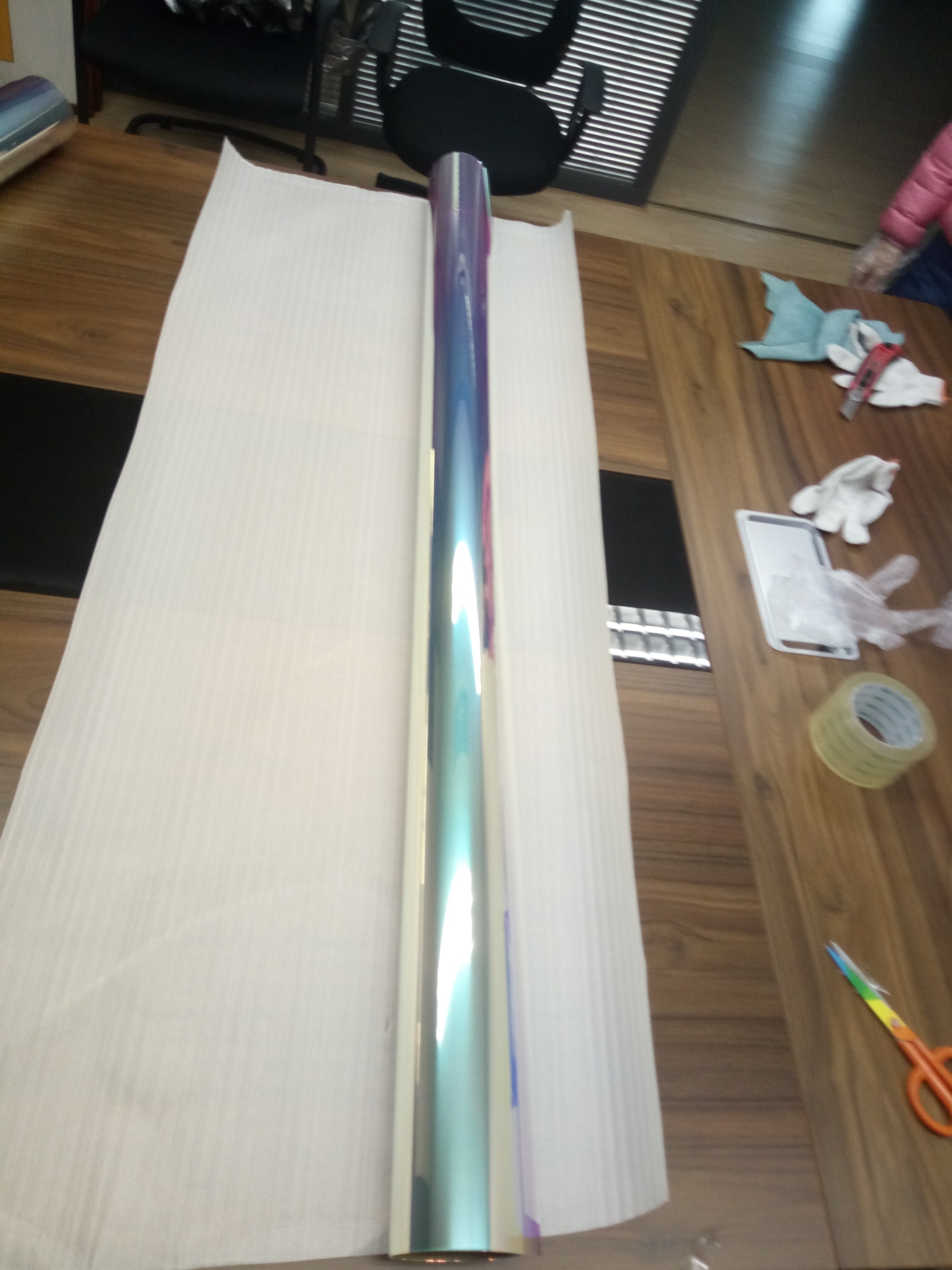 Shiny Holographic Rainbow BOPP Laser Film for Packing and Laminating