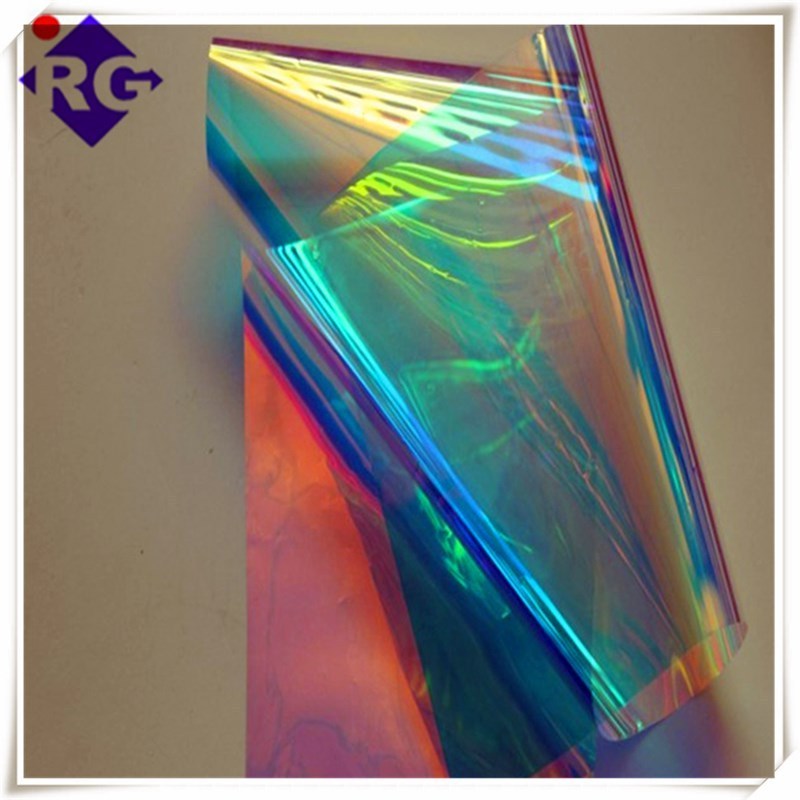 Angelina Fantasy Transparent Rainbow Color Iridescent Cellophane Wrap Rolls Film