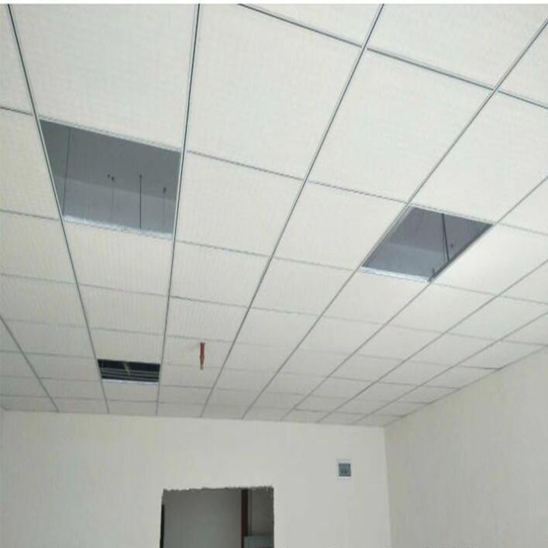 Soundproof Mineral Fiber Ceiling PVC Laminated Vinyl Coated Plaster Ceiling Tile Design