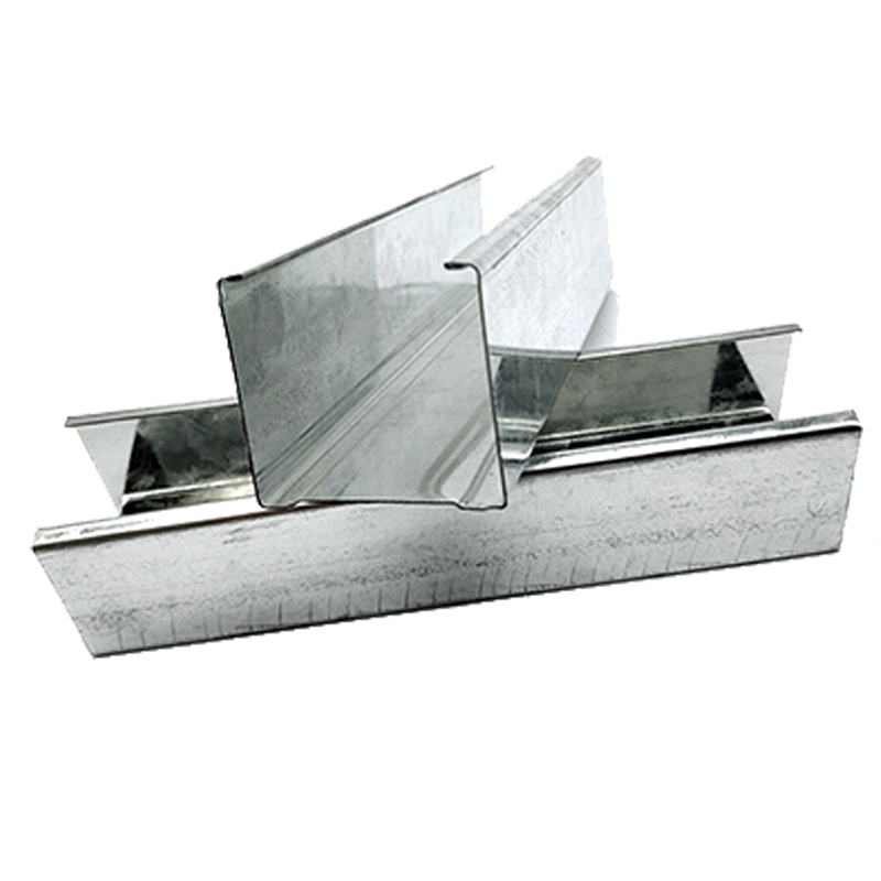 Metal Building Materials Galvanized Steel Profile Gypsum Decoration Framing Wall Stud Track