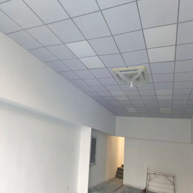 Production Materials 600*600Mm PVC Plastic Laminated Gypsum Board Ceiling Tiles