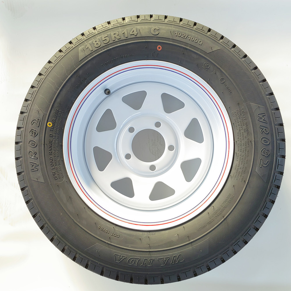 Australian radial 8pr light truck tyre 185R14C  trailer tire with ford wheel rim 5-114.3