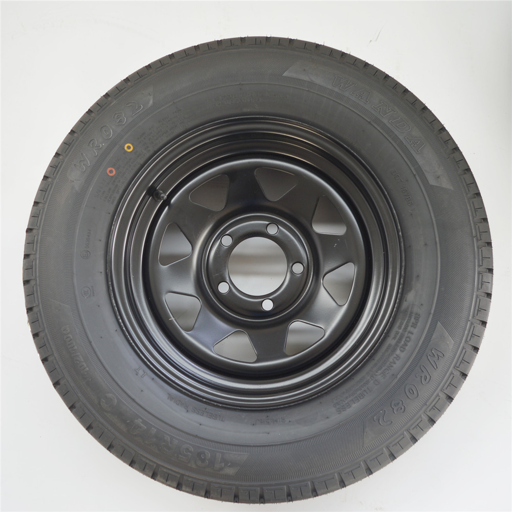 Australian radial 8pr light truck tyre 185R14C  trailer tire with ford wheel rim 5-114.3