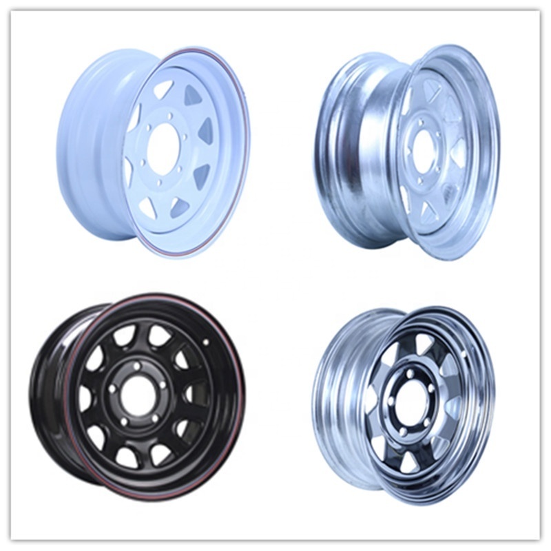 16 inch Trailer Wheel Rims 16x6 16x6.5 16x7 16x8 PCD 5x114.3 5x150 6x139.7 8x165.1 Customized Specifications