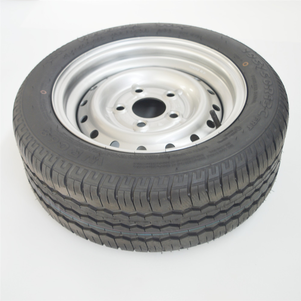 Trailer Wheel Rim and Tyre 5.00 x 10 6 PLY 4