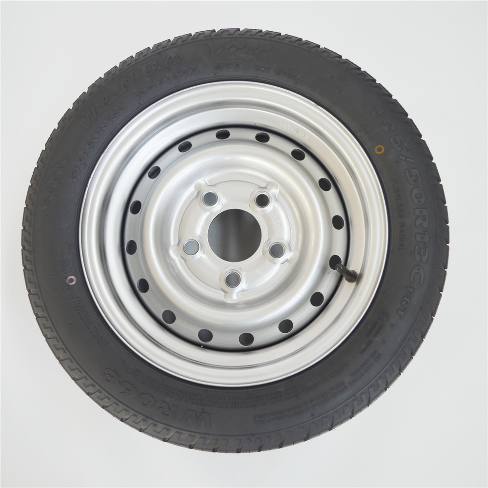 Trailer Wheel Rim and Tyre 5.00 x 10 6 PLY 4