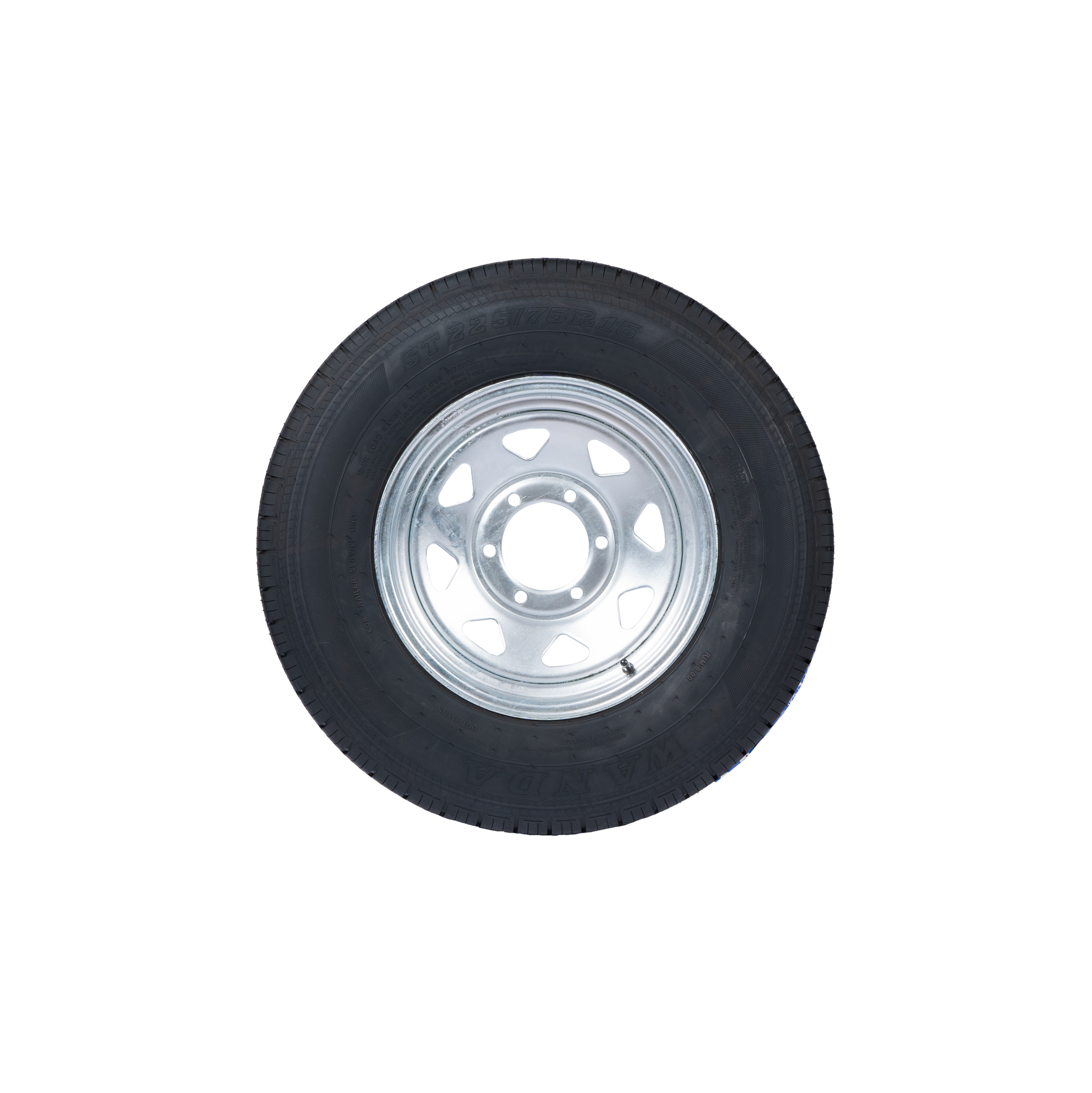 ST 225/75R15 Trailer Tires with White Spoke Wheel China Tyres Supplier Wholesale Customized Low Price