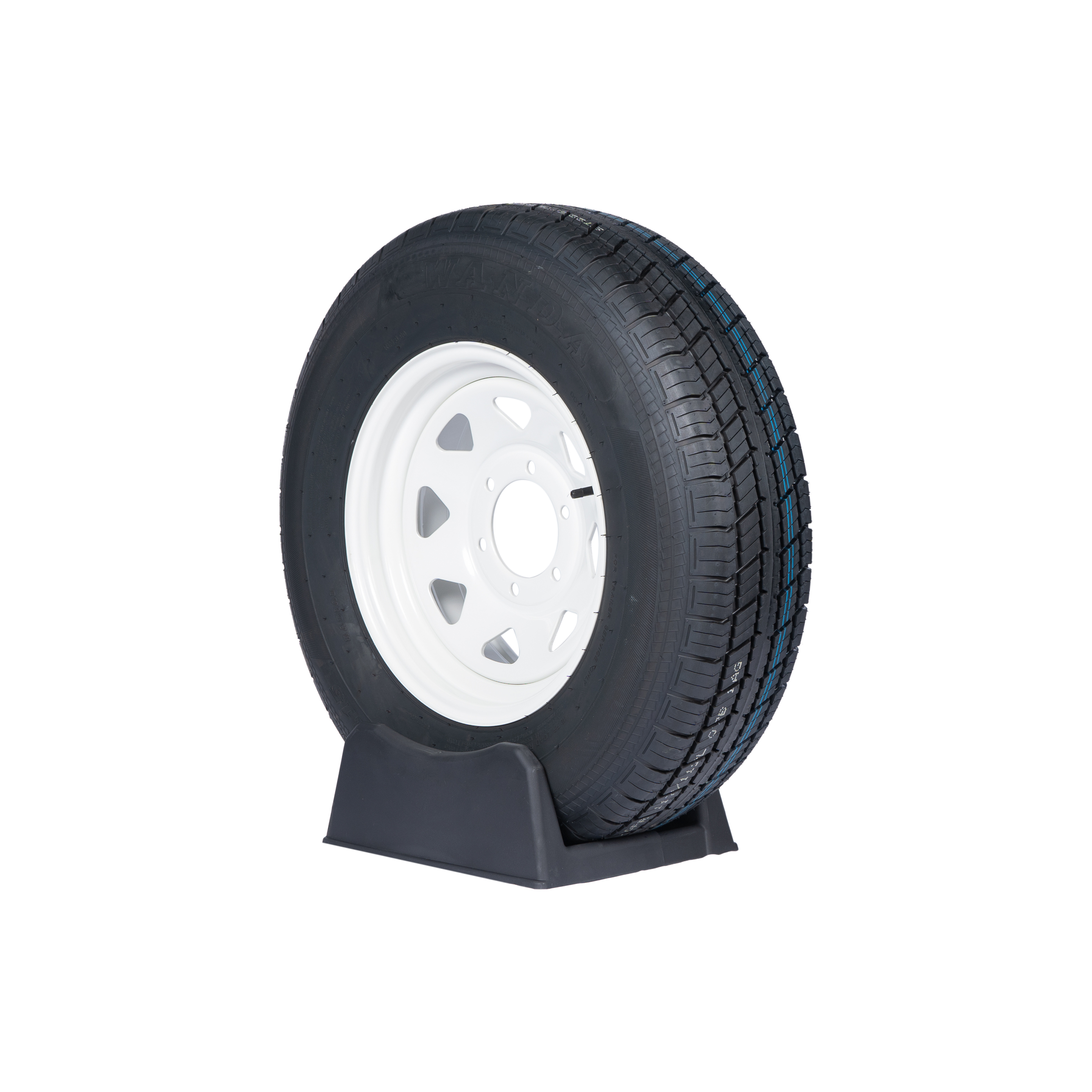 ST 225/75R15 Trailer Tires with White Spoke Wheel China Tyres Supplier Wholesale Customized Low Price