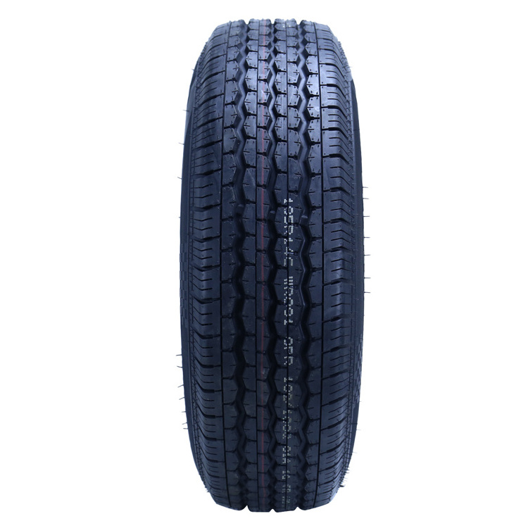 Trailer parts 185R14 Light Truck Tire fitted with 14 inch wheel rim used for cage trailer/box trailer