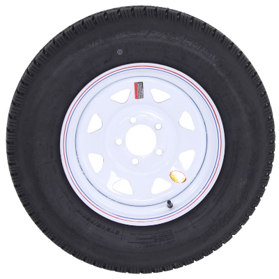 ST 205/75R15 Trailer Tires with White Spoke Wheel China Tyres Supplier Wholesale Customized Low Price