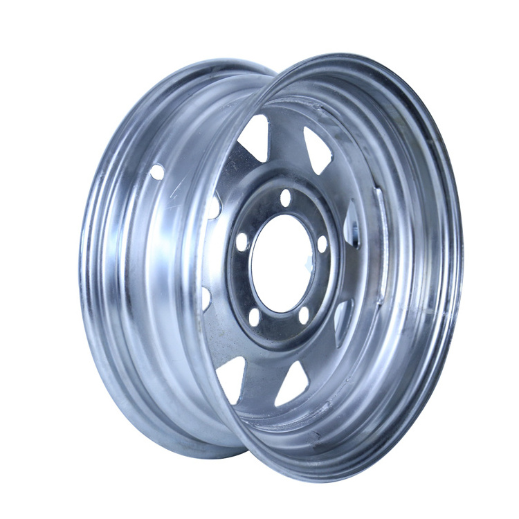 5x144.3 5x108 5x 139.7 Wholesale Customized Galvanized Wheel for Trailers 13