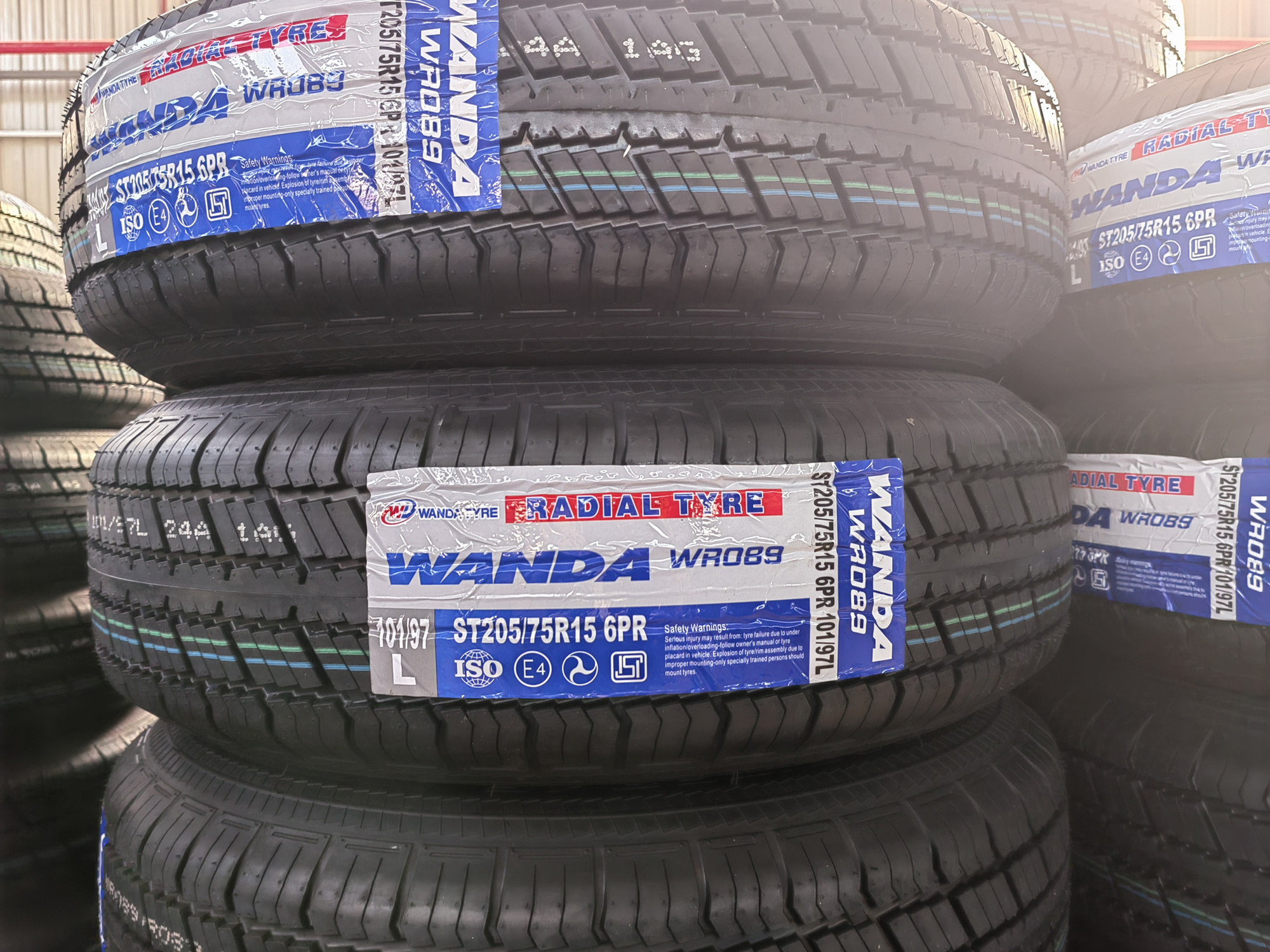 China Wanda DOT Tires st205/75r15 205/75/15 20575r15