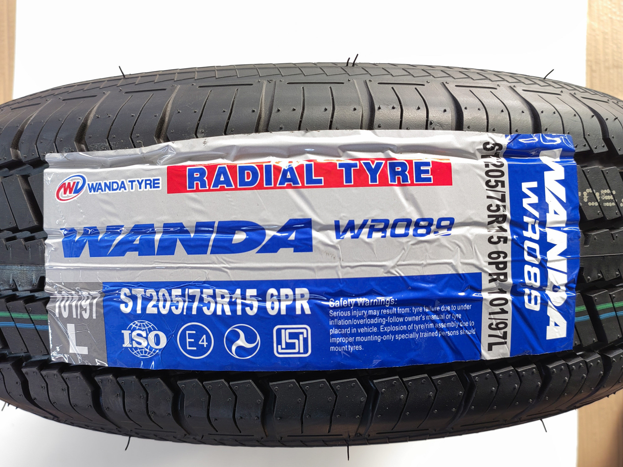 China Wanda DOT Tires st205/75r15 205/75/15 20575r15