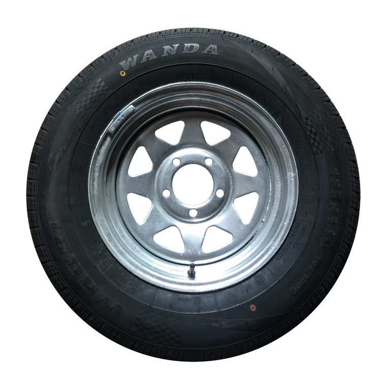 New tires with wheel R13 R14 R15 trailer tyres and wheels